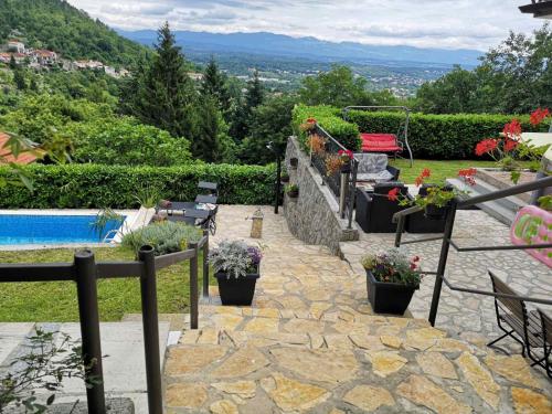 Úszómedence, Apartment Gina in Rukavac