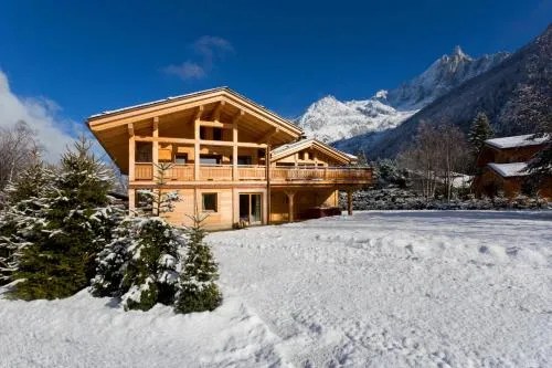 Chalet Isabelle Mountain lodge 5 stars 6 bedroom en suite sauna spa inox photo 2