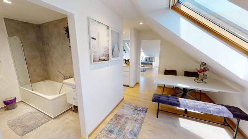 Fürdőszoba, Lieblingsplatz Neusiedl - Modern Stylish Apartments - Free Parking Burgenland Card - 10 min to Desig in Neusiedl am See