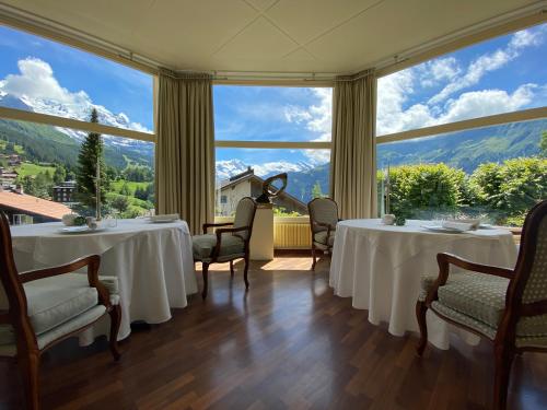 Restaurant, Hotel Regina in Wengen