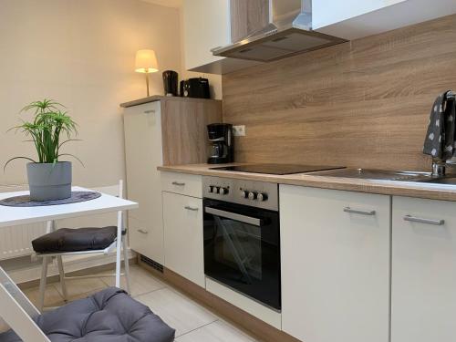 kuhinja, Ferienwohnung Felix in Friedrichstrasse