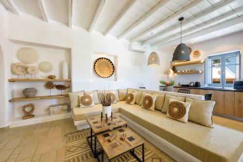 ห้องครัว, Villa Vanta in เกาะเพรอส