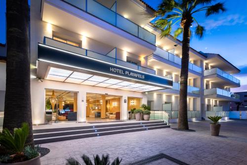 外部景觀, 普拉亞費爾斯酒店 (Hotel Playafels) in 卡斯特爾德費爾斯