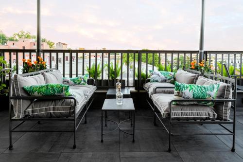 Balcony/terrace, Trilussa Palace Hotel Welness in Trastevere