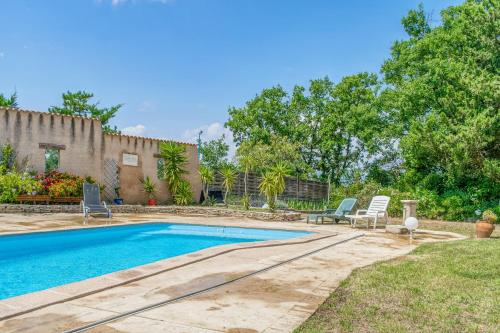 Les Vignes de Carcassonne - Piscine et clim