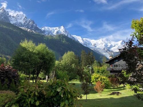 Studio au calme avec jardin et vue Mont-Blanc in ลา ฟราส