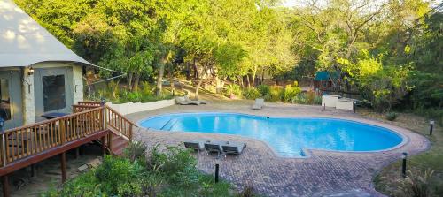 Úszómedence, Kruger Adventure Lodge in Hazyview