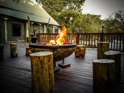 beranda/teres, Kruger Adventure Lodge in Hazyview