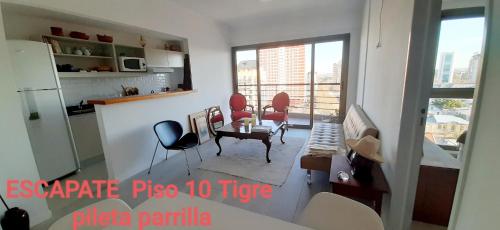 Vista abierta TIGRE 3 personas