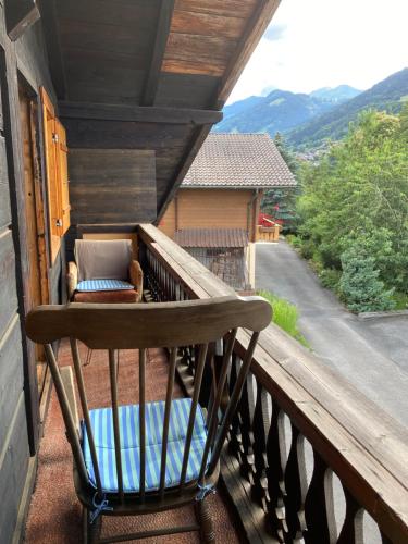 Erkély/terasz, Le Mazot in Val D'Illiez