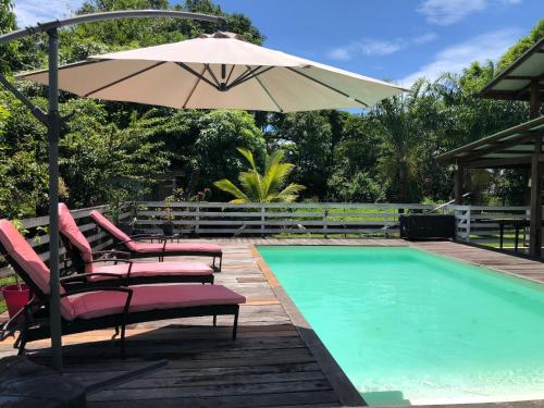 Kolam renang, VILLA LA CHAUMIERE Au calme et sans vis à vis (VILLA LA CHAUMIERE Au calme et sans vis a vis) in Matoury