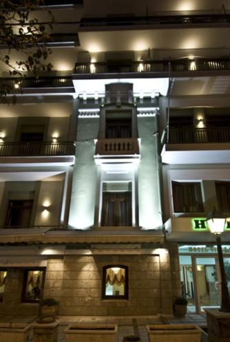 vhod, Villa Elia in Veria