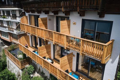 balkon/terasa, SEE Moment Appartements ADULTS ONLY in St Wolfgang Im Salzkammergut City Center