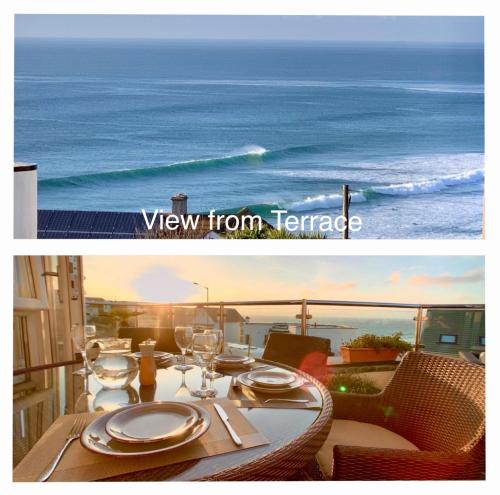 Golden Bay Apartments Clifftop Apartment 200m From Fistral Beach Sleeps 6 Dines 6 Has 4 Beds 2 B, Crantock, Cornwall
