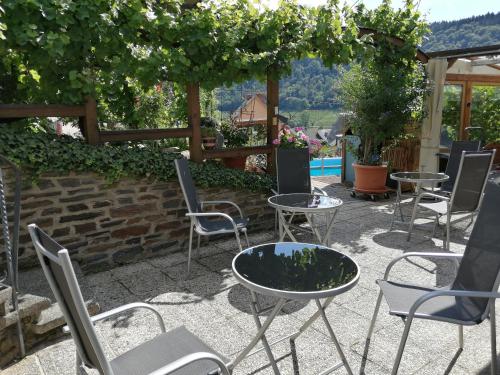 Erkély/terasz, Weingut Stiftshof in Enkirch