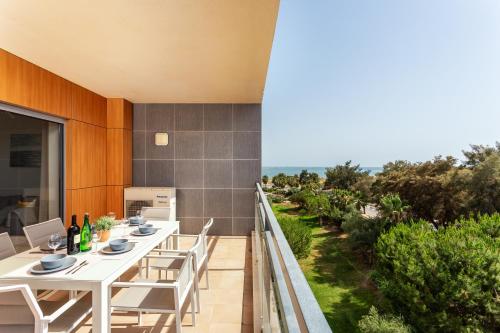 Balcony/terrace, Alegria Amazing apartment with swimming pool in Olhao