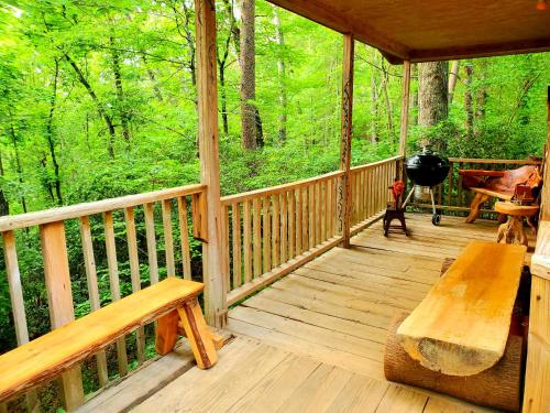 Lil' Log at Hearthstone Cabins and Camping - Pet Friendly, Helen (zdjęcie 2)