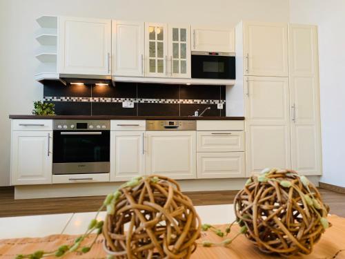 Kitchen, Ferienwohnungen Haus Sommerlust in Ostseebad Kuhlungsborn