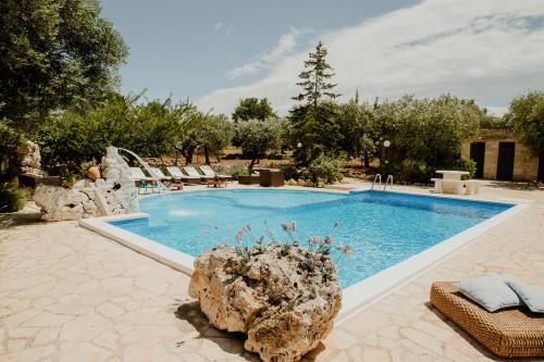 Swimming pool, Antica tenuta dei trulli in Selva Di Fasano