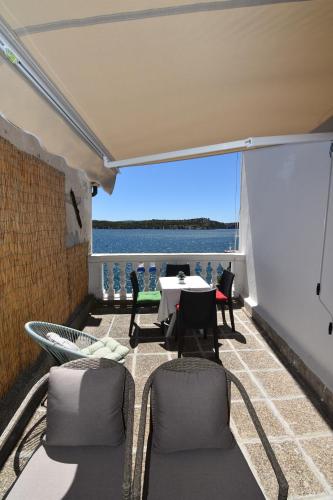 Erkély/terasz, Apartmani Rina in Šibenik