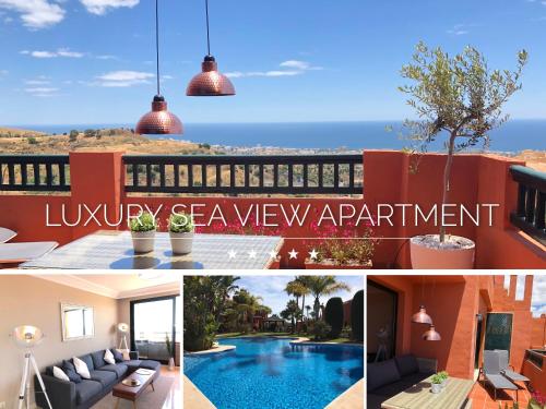  LUXURY SEA VIEW APARTMENT, 3 BEDROOMS, WiFi in Mijas