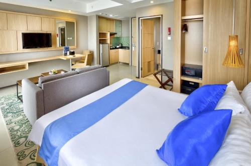 1 double bed