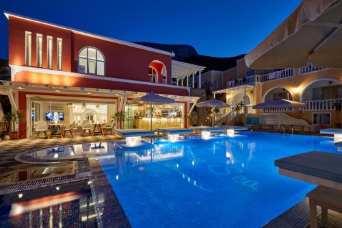 A szálláshely kívülről, Blue Sea Hotel in Kamari