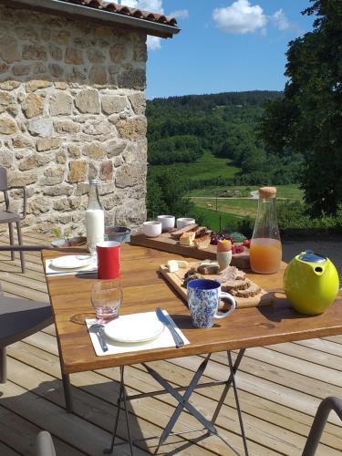 Ēdiens un dzērieni, Gites de l'alouette in Vernoux-en-Vivarais