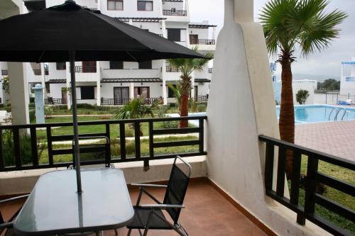 Balcony/terrace, Residence Tamuda Golf a Cabo Negro in Cabo Negro