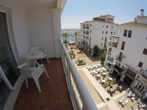 Altan/terrasse, Duquesa Harbour Club Aparthotel in Manilva