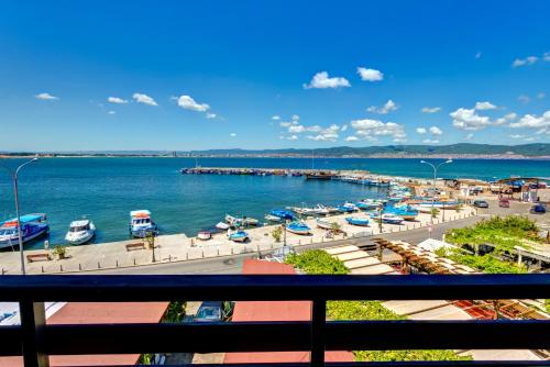 Balcony/terrace, Panorama Blue Family Hotel and Free parking in Nessebar