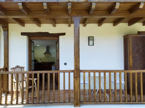 陽台/露台, Camin de Muniellos apartamentos rurales in 康加斯德爾納爾塞亞