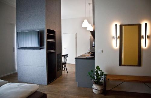 virtuve, Lohwald-Appartment in Oelsnitz/Erzgeb.