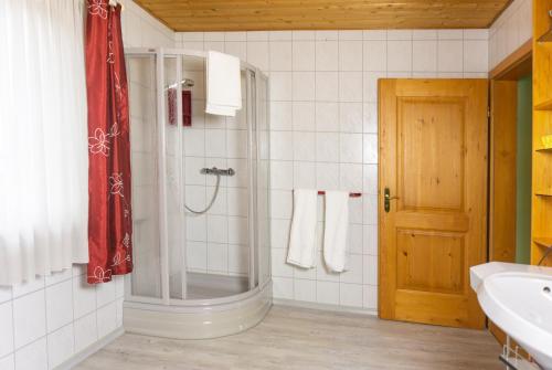 Bathroom, Ferienhaus Frank in Aldersbach