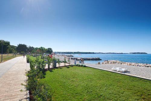 Strand, Hotel Materada Plava Laguna in Materada