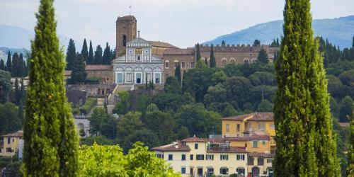 A Postcard View in a Vintage Apartment, Florencja