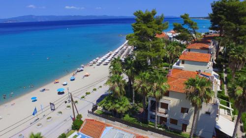 Villa Mare Blu - Beachfront, Panoramic View, Garden gîte à louer Pefkochori