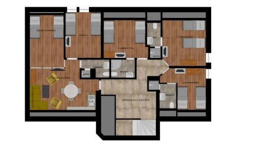 2 bedrooms, 5 beds