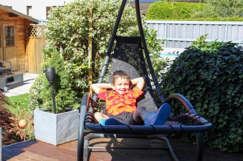 陽台/露台, Pension Larchenhof in 多布里奇