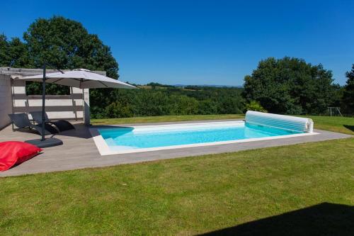 Maison au calme avec piscine privée gîte à louer La Combe
