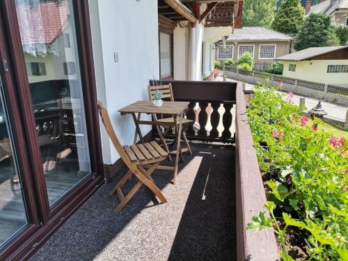 Altan/terrasse, Haus Bergblick am Grünen See (Haus Bergblick am Grunen See) in Sankt Lorenz