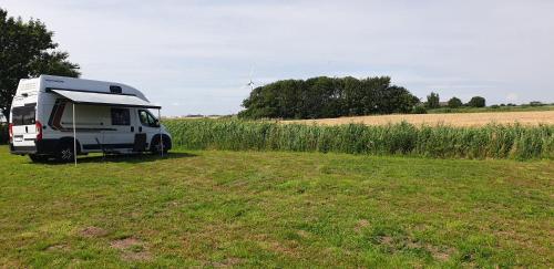 Wohnmobilstellplatz Hemenswarft an der Nordsee - Meerblick