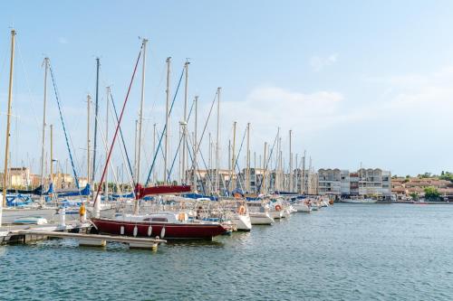 C D36 T3 climatisé et rénové GRUISSAN PORT - image 9