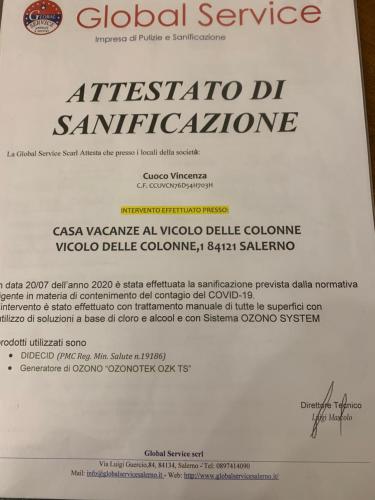  Casa Vacanza "Al Vicolo delle Colonne" in Salerno
