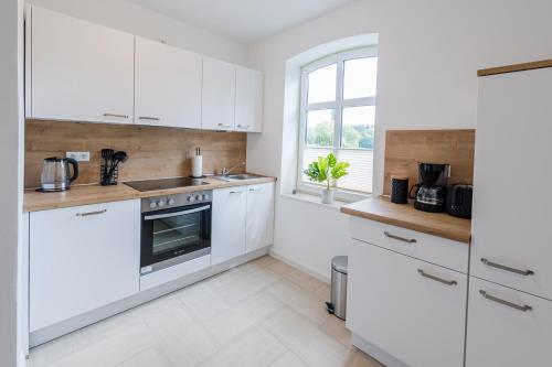 Konyha, Ferienwohnungen am Waldzoopark in Leer (Ostfriesland)