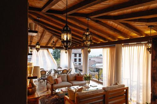 Balkons/terase, Doña Francisca Hotel Boutique (Dona Francisca Hotel Boutique) in Talpa de Allende