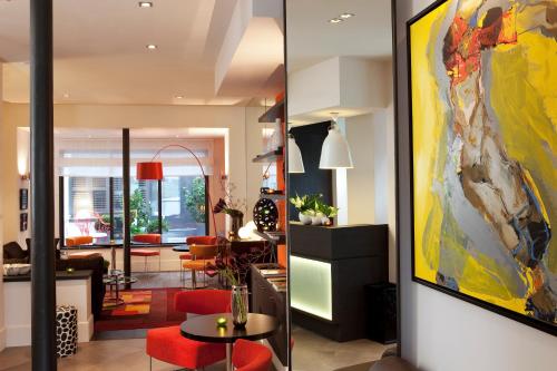 Bar/lounge, Hotel Marais Bastille in 11th - Bastille - Republique