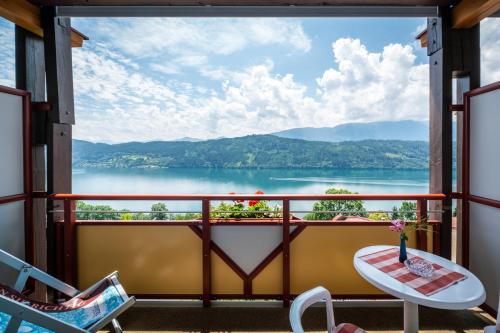 Kilátás, Hotel Alexanderhof in Millstatt