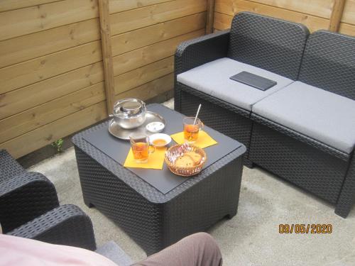 Balkons/terase, Hotel Le Commerce in Neuville (Limousin)