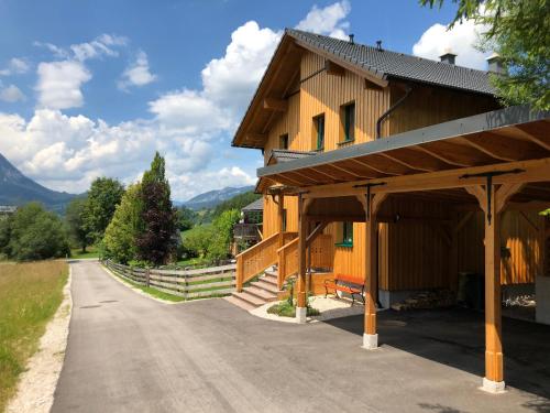 入口, Ausseer Chalet (nahe Hallstatt), Appartements in 巴特奧塞鎮中心